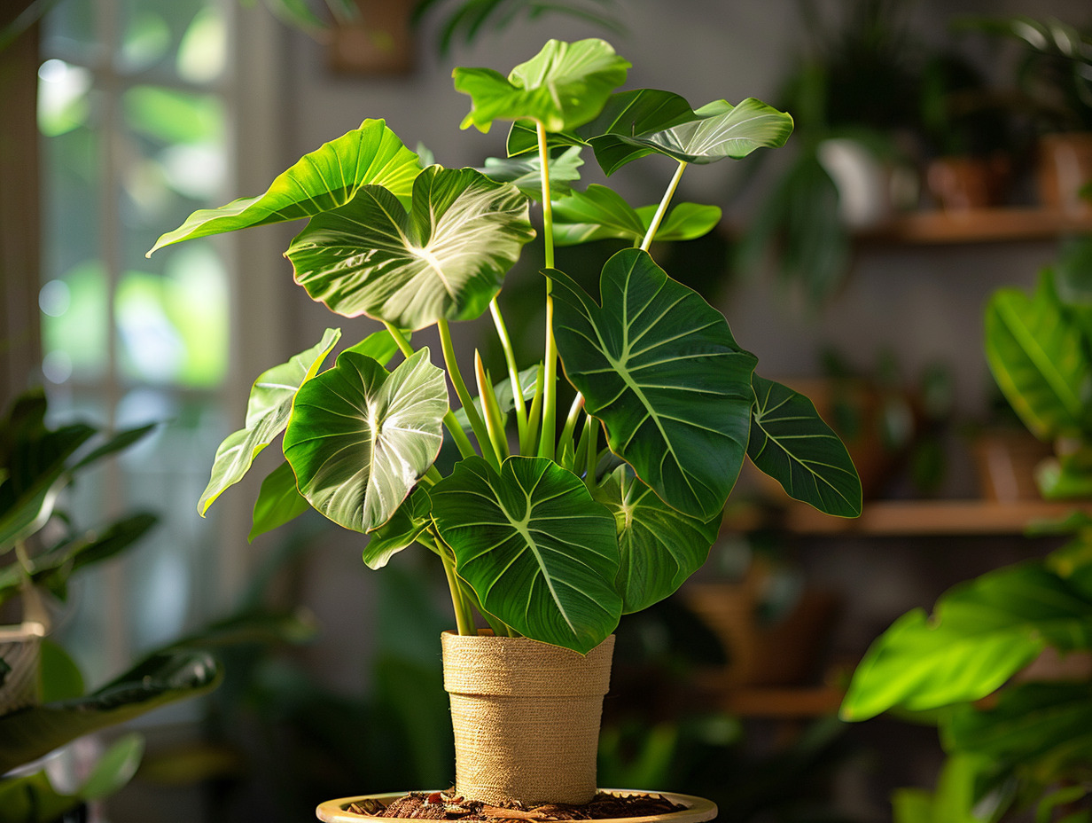 alocasia zebrina