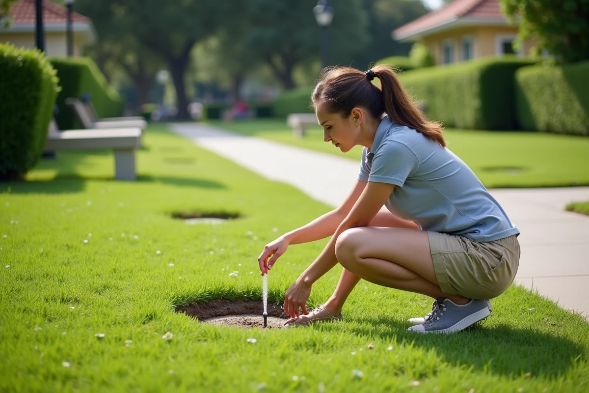 Jeune femme vérifiant l