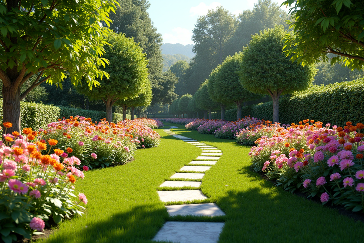 jardin fleuri