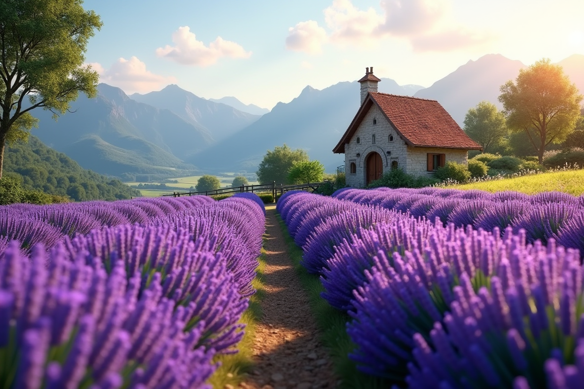 champ de fleurs