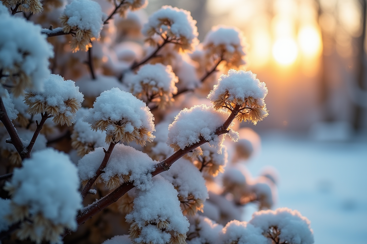 hortensias hiver