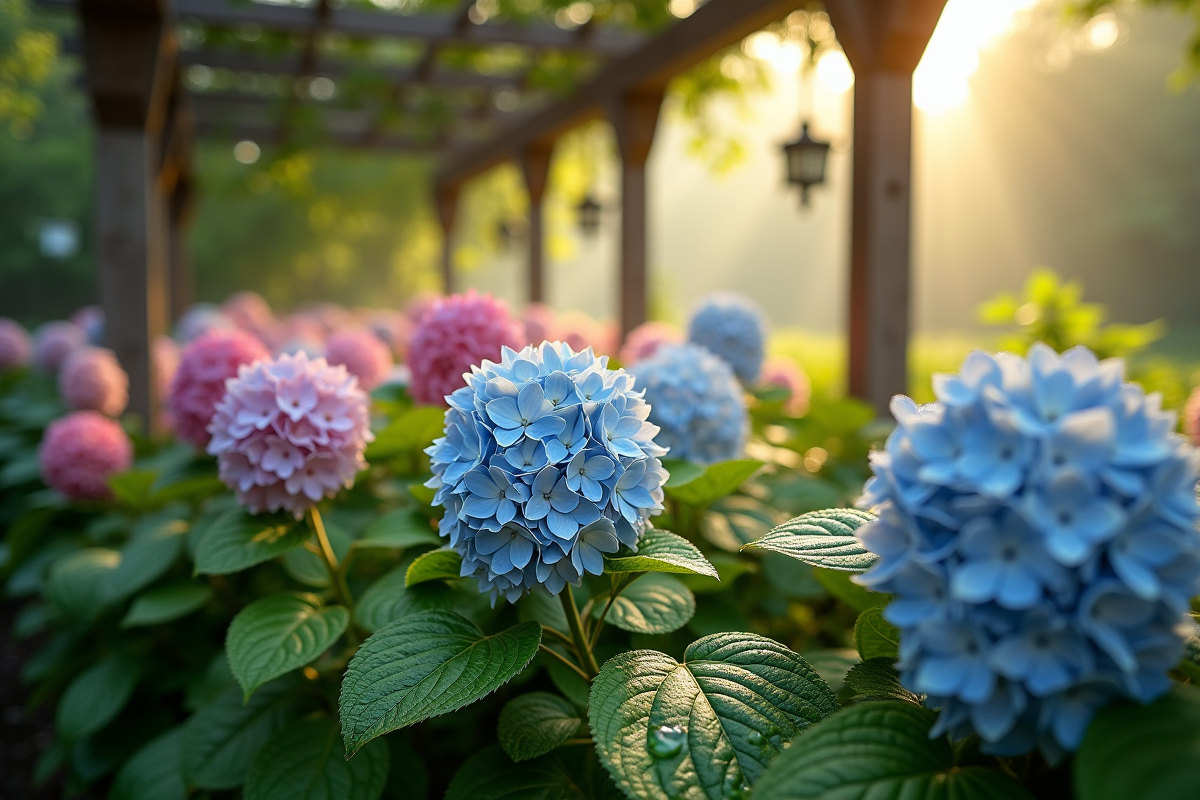 fleurs ombragées