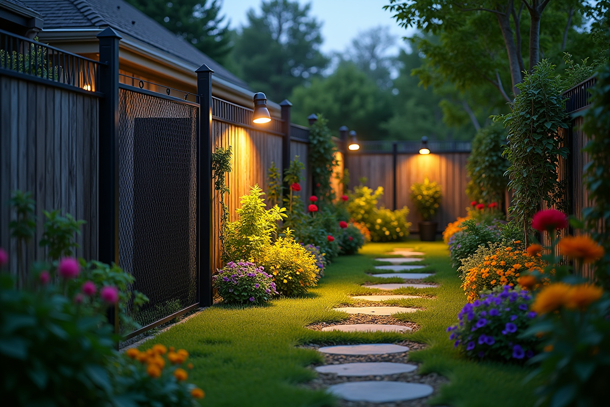 clôture jardin