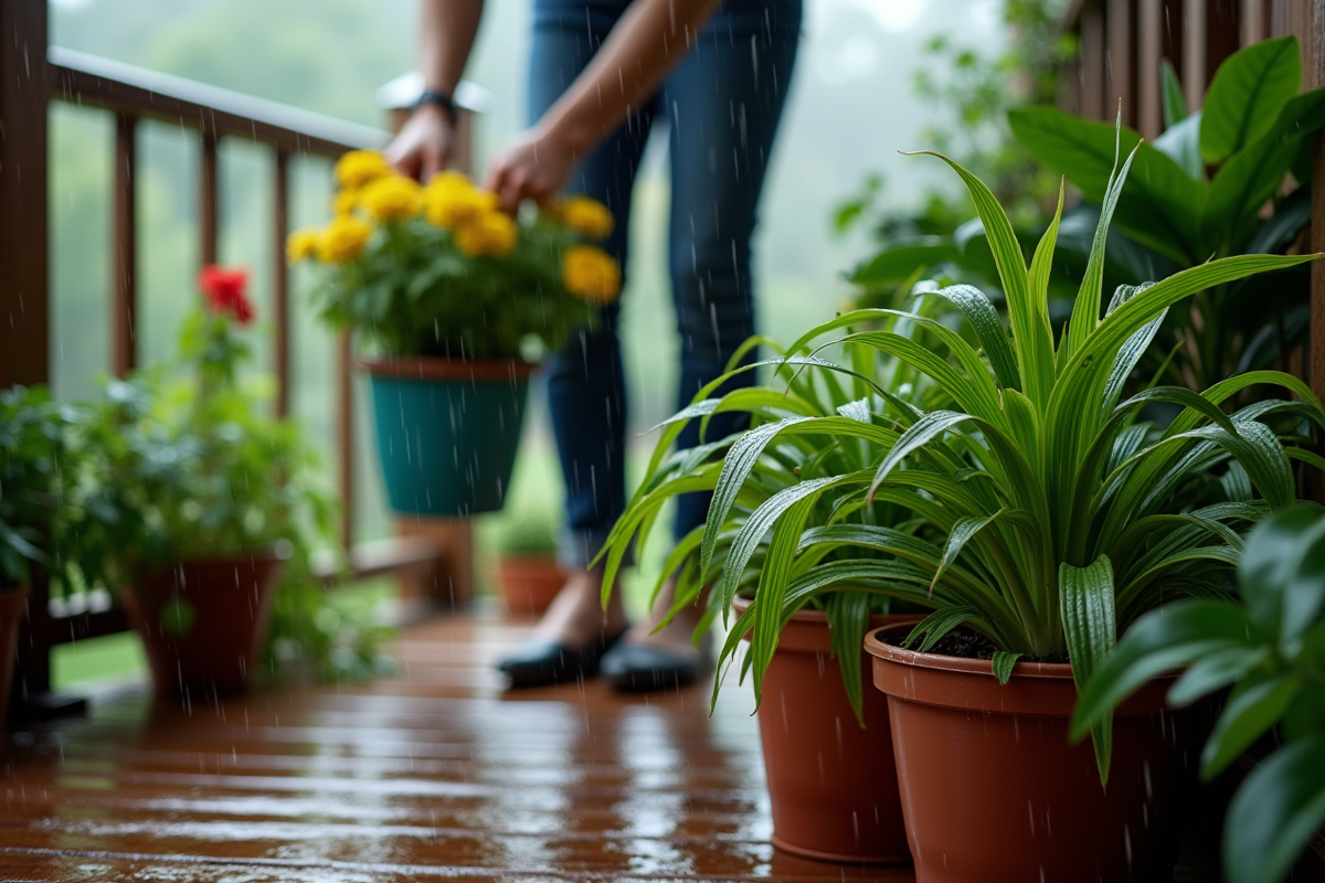 plantes pluie