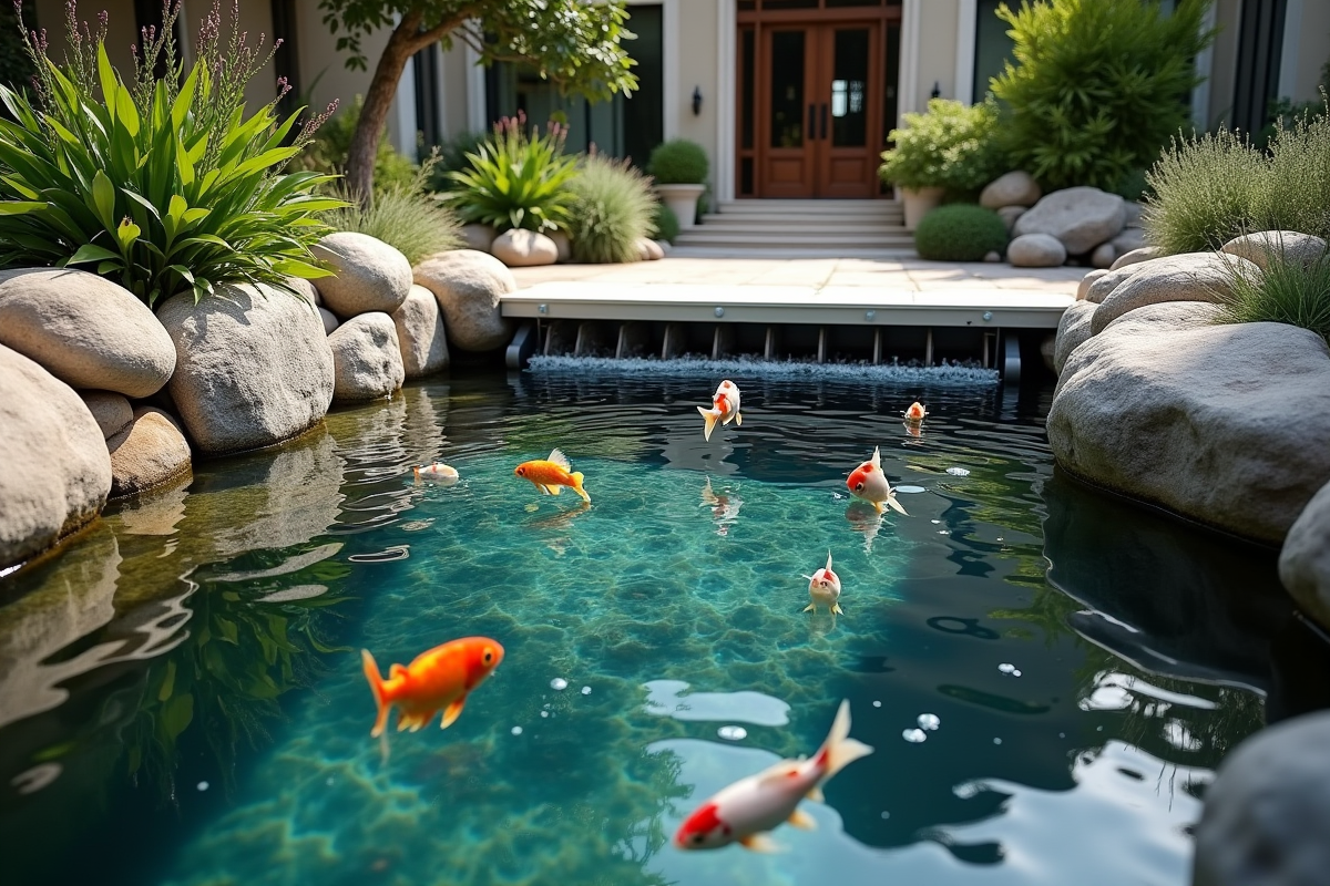 bassin jardin